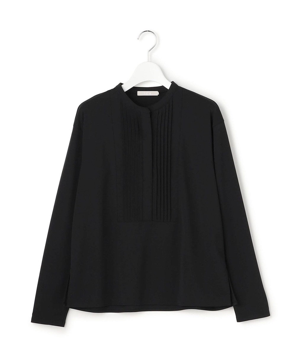 ICB L イージージョーゼット ピンタックカットソー 