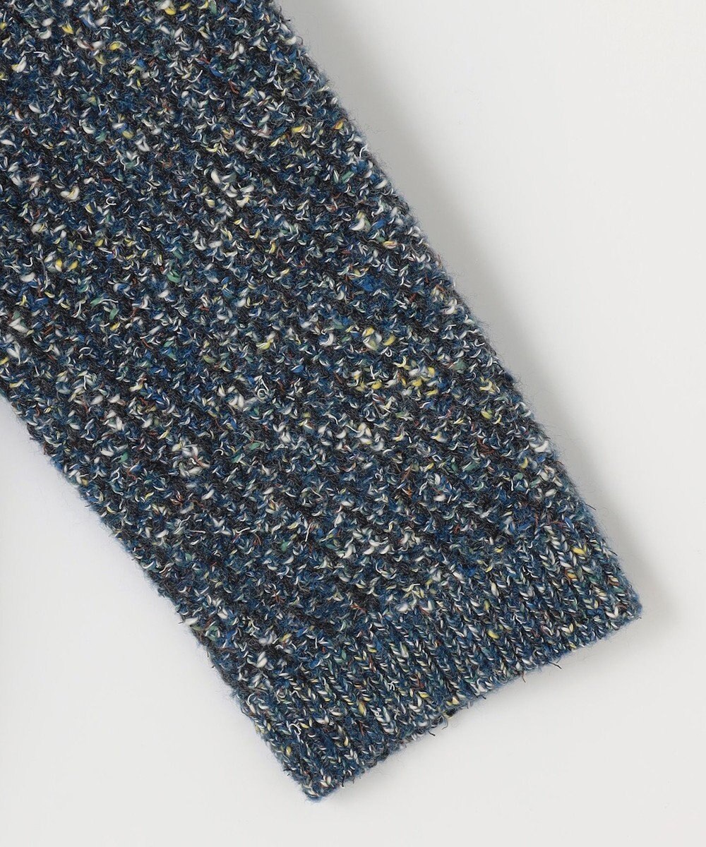 自由区 ミックスツイードニット   カーディガン 