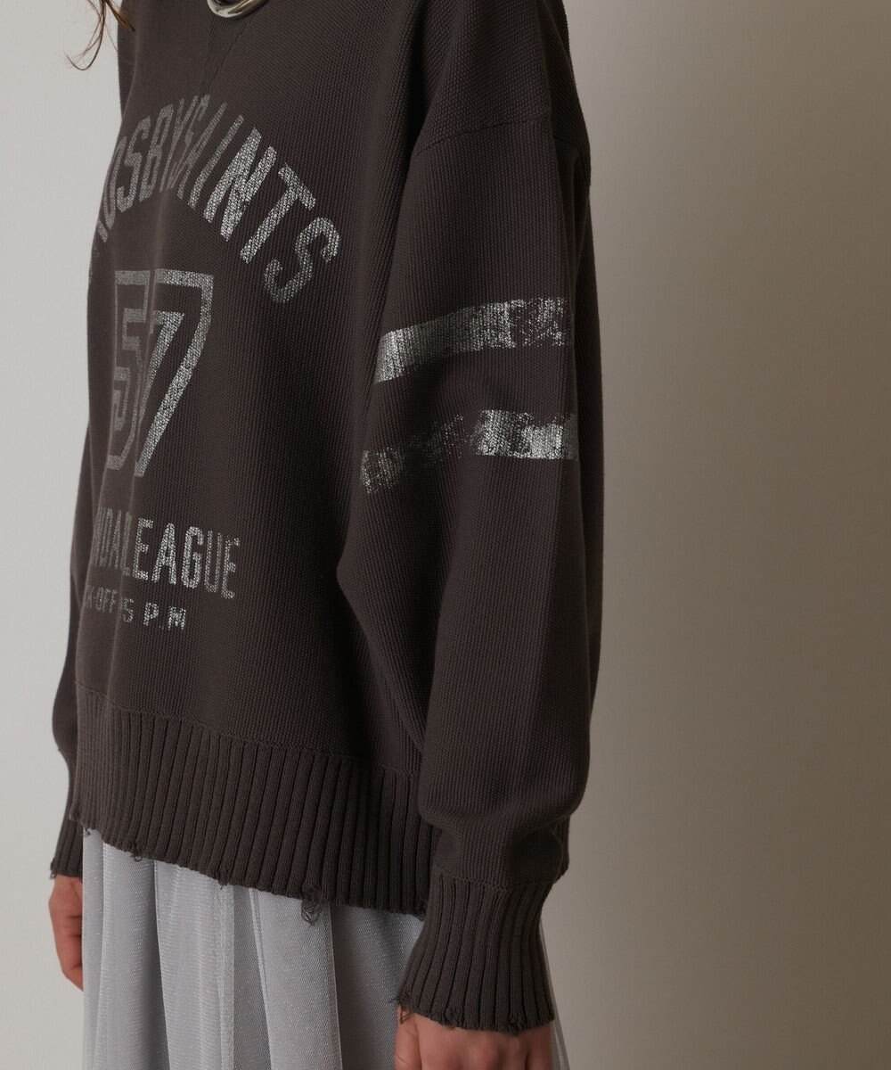 GRACE CONTINENTAL ナンバリングニットトップ 