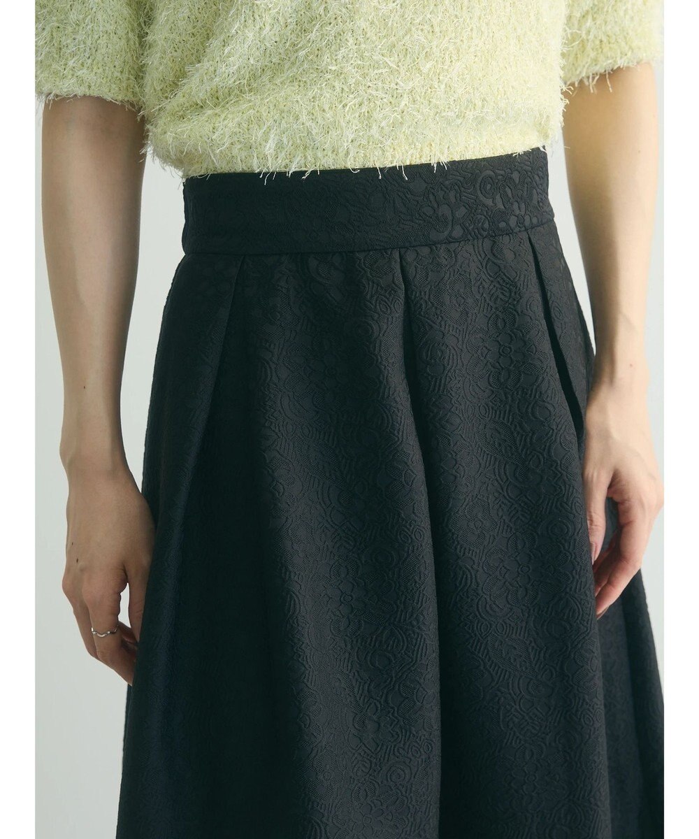 Green Parks ａ．ジャガードタックスカート 