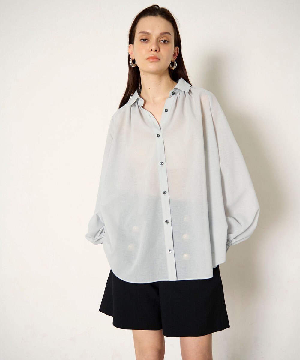 GRACE CONTINENTAL ドルマンボリュームシャツ 