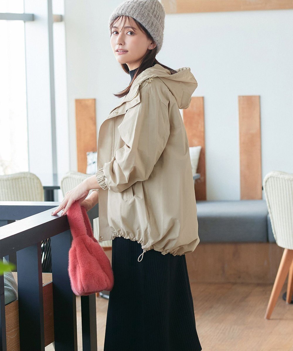 Tiaclasse 【新色追加・洗える】撥水ドロストマウンテンパーカー 