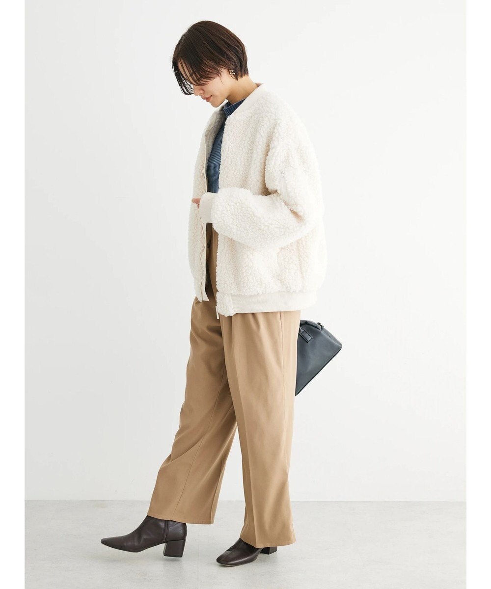 Green Parks ・Ｄｏｕｂｌｅ　Ｆｌａｇｓ　　ボアブルゾン 