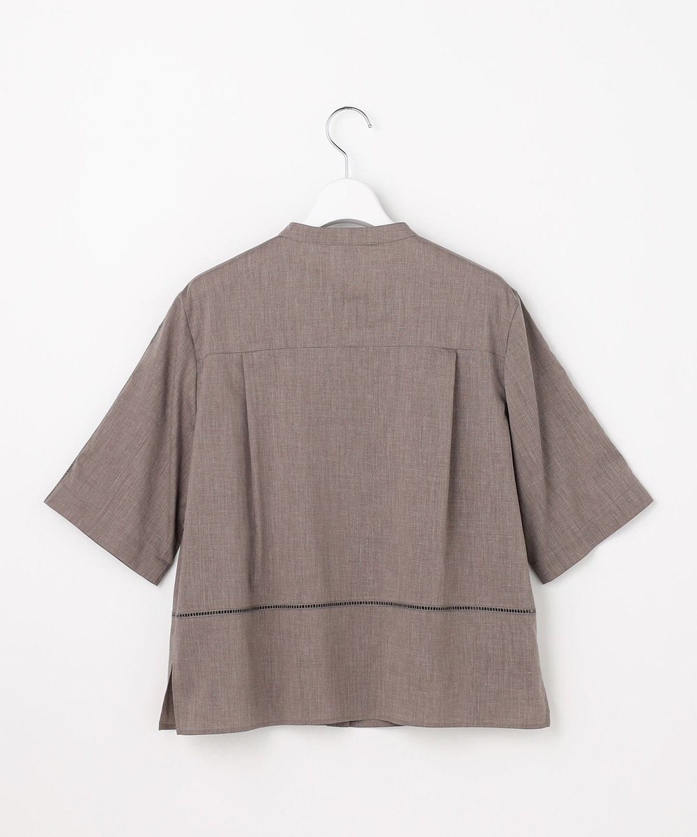 J.PRESS LADIES S 【WEB限定カラーあり・一枚で着映え】ラミー ポプリン ボクシーシャツ 