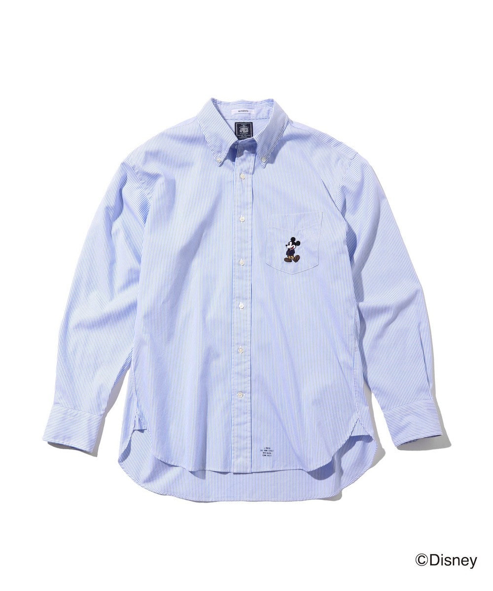J.PRESS MEN 【DISNEY COLLECTION】【UNISEX】ピンオックス シャツ/ B.D. / ミッキーマウス 