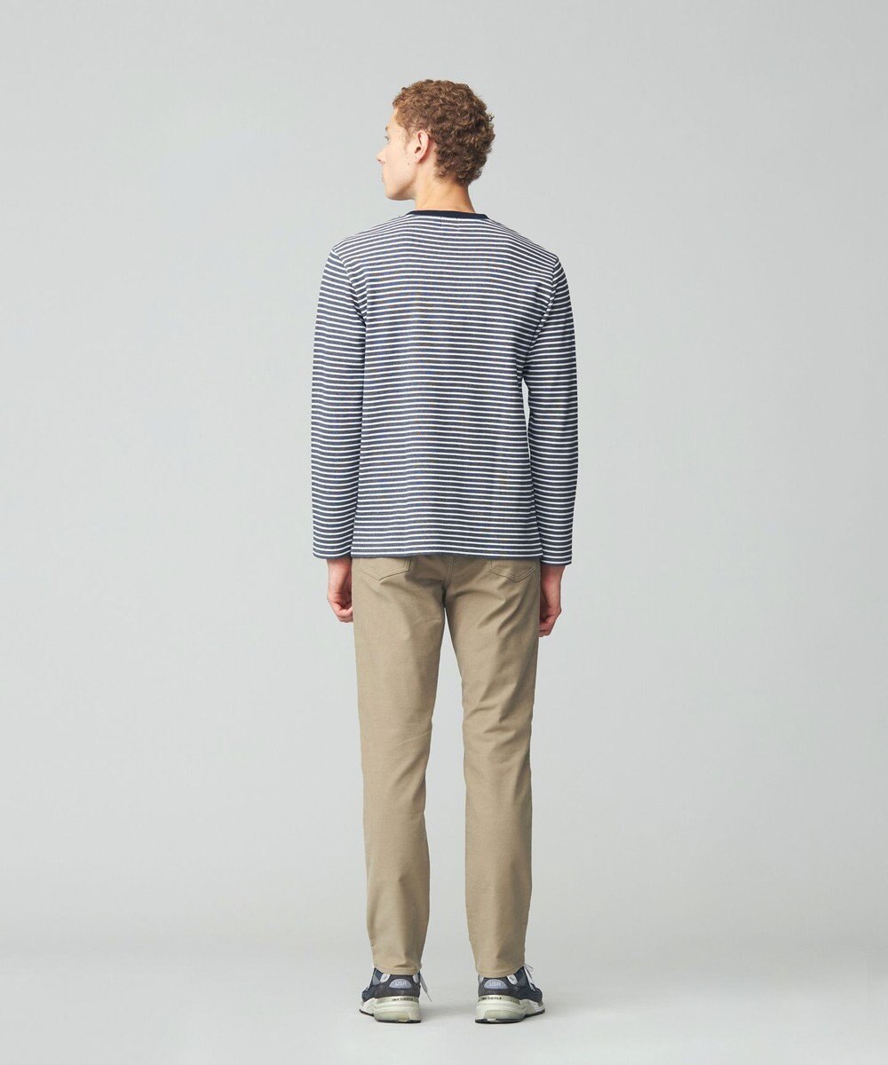 J.PRESS MEN ソフトＷフェイス ボーダーロングTシャツ 