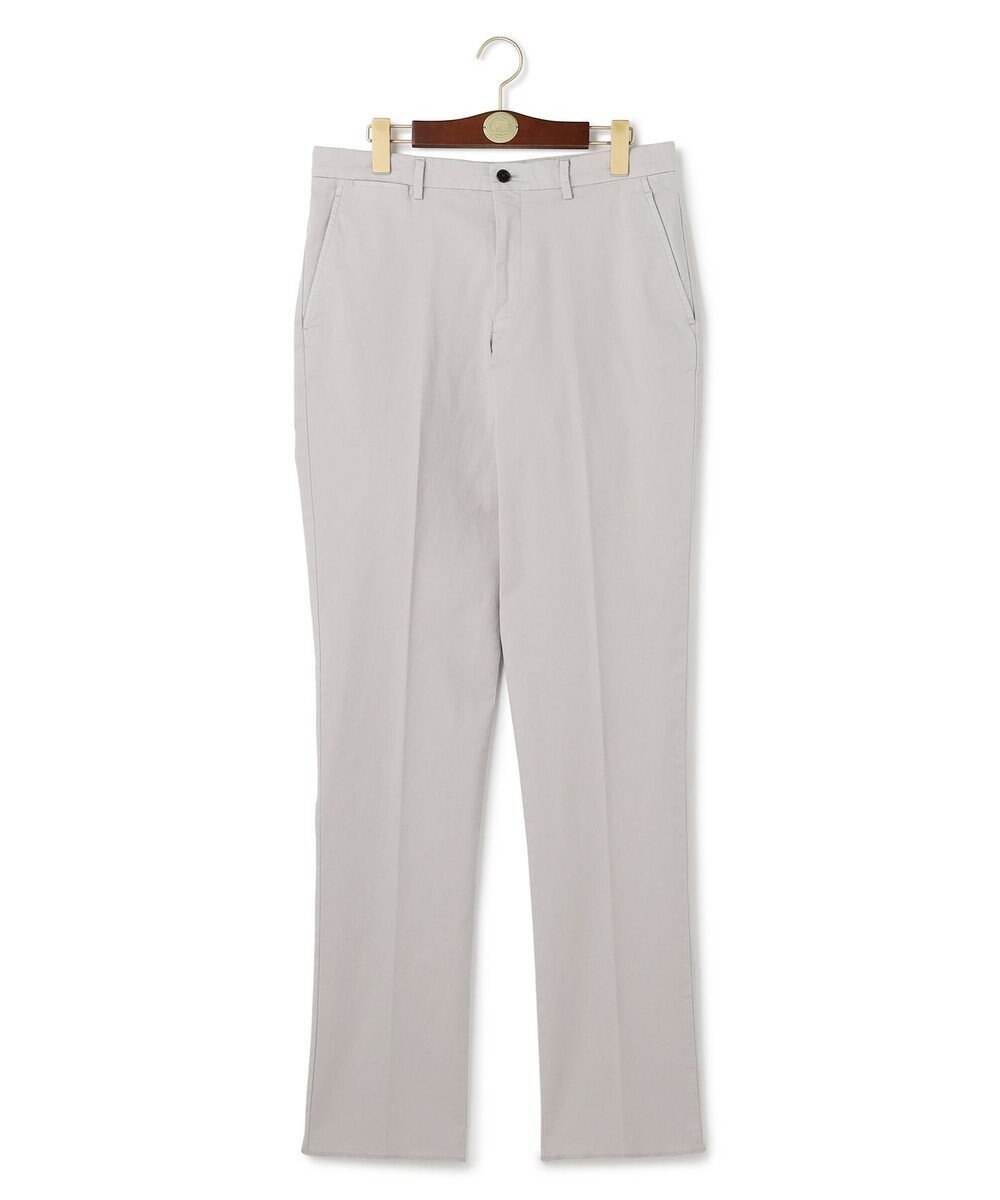 J.PRESS MEN 【ストレッチ】オックスガーメントダイ ステムテーパード パンツ 