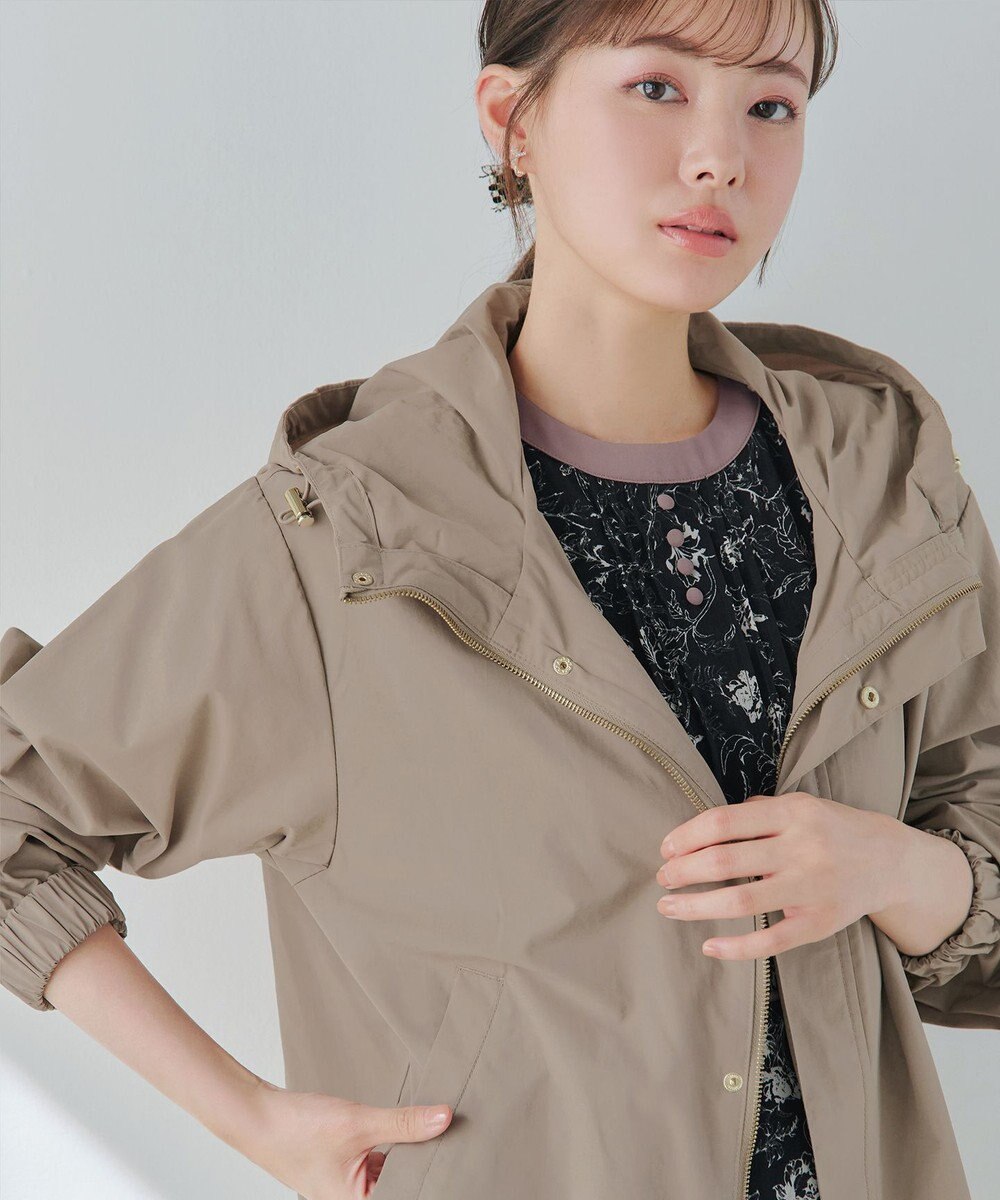 Tiaclasse 【新色追加・洗える】撥水ドロストマウンテンパーカー 