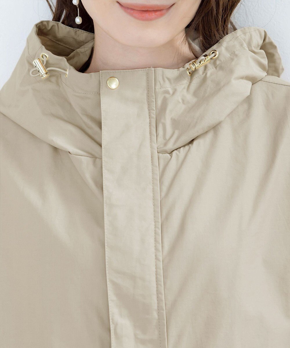 Tiaclasse 【新色追加・洗える】撥水ドロストマウンテンパーカー 