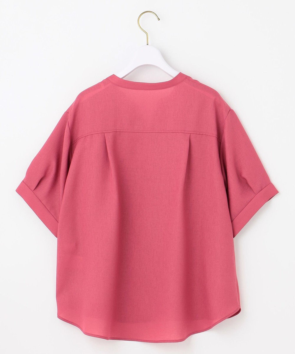 ANY SIS 【接触冷感・UVカット・速乾】スムージーポリエステル 2WAY ブラウス 