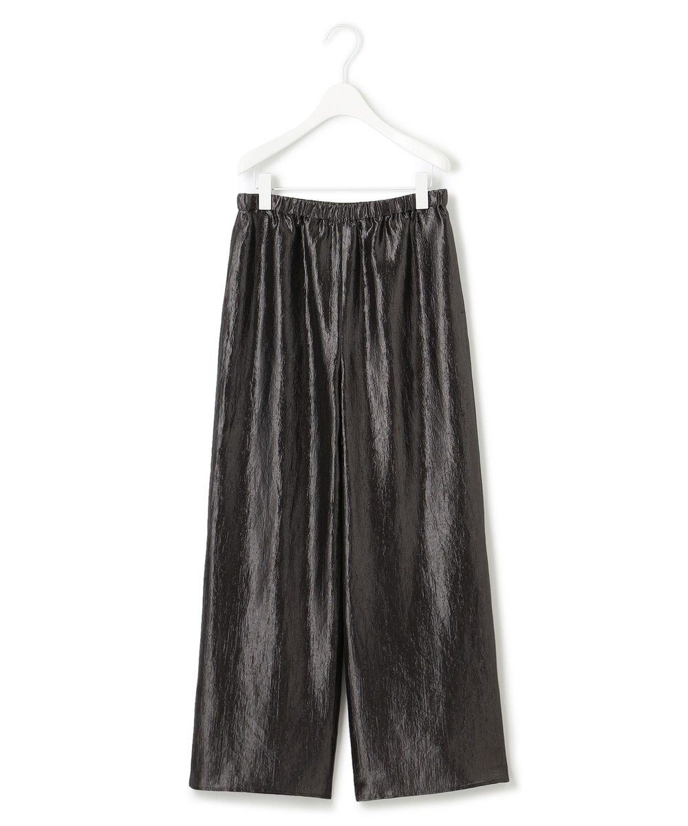 ICB 【洗える】 ブライトカールマイヤー ワイドストレートパンツ 