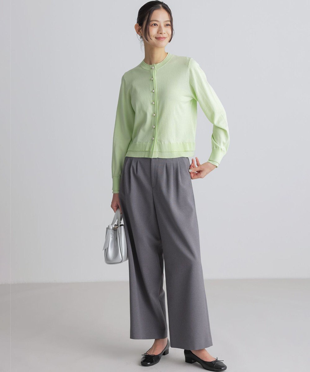 組曲 シュットクロスワイド パンツ 