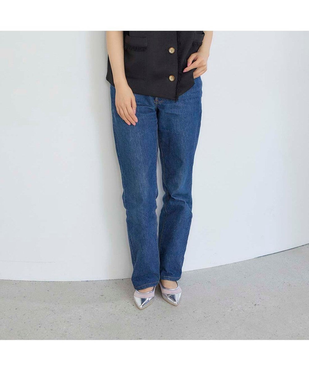 MODE ET JACOMO <carino>【レイン対応】メッシュポインテッドトゥパンプス 