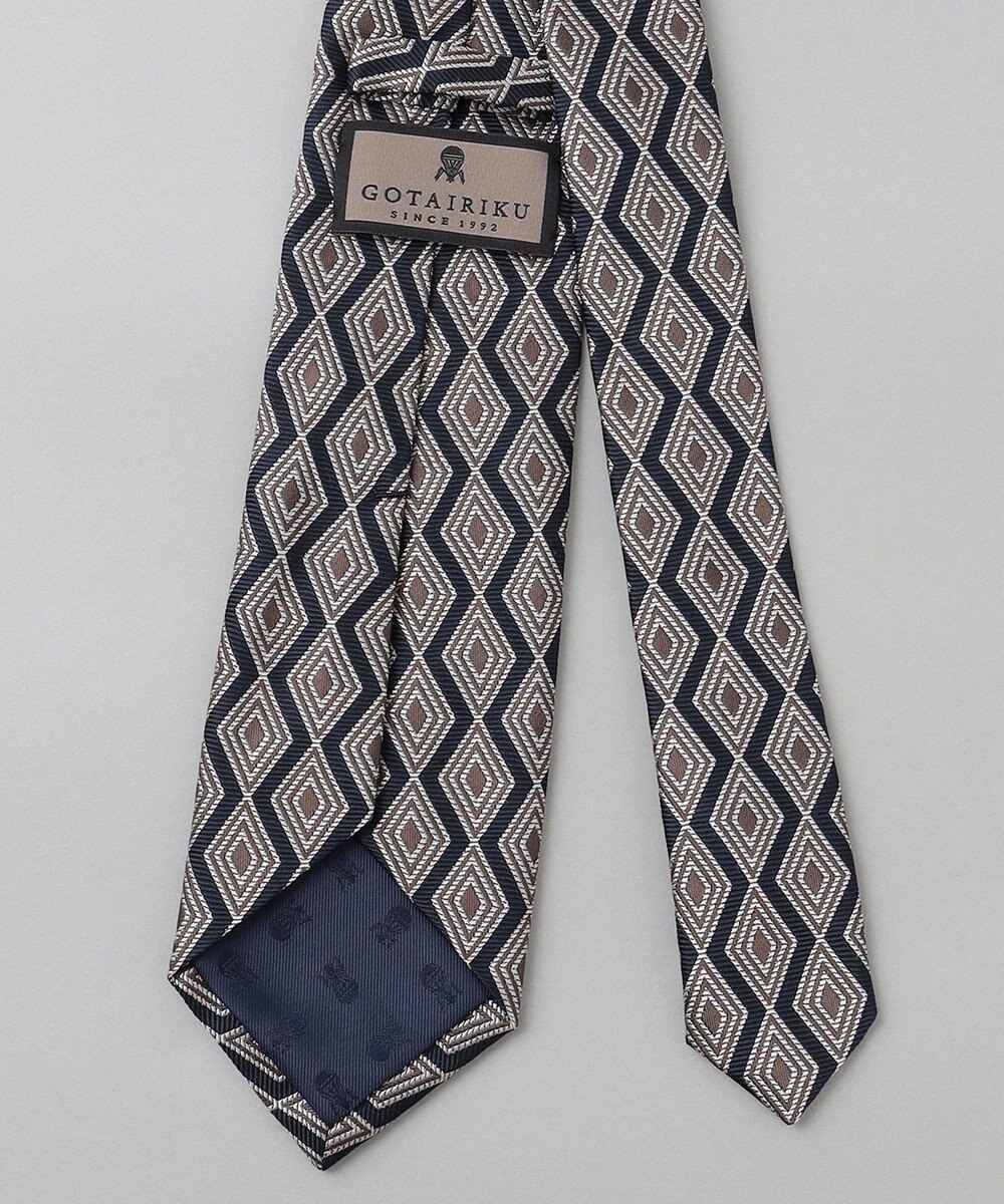 GOTAIRIKU GOTAIRIKU別注【日本製】シルク ネクタイ_ダイヤ柄 