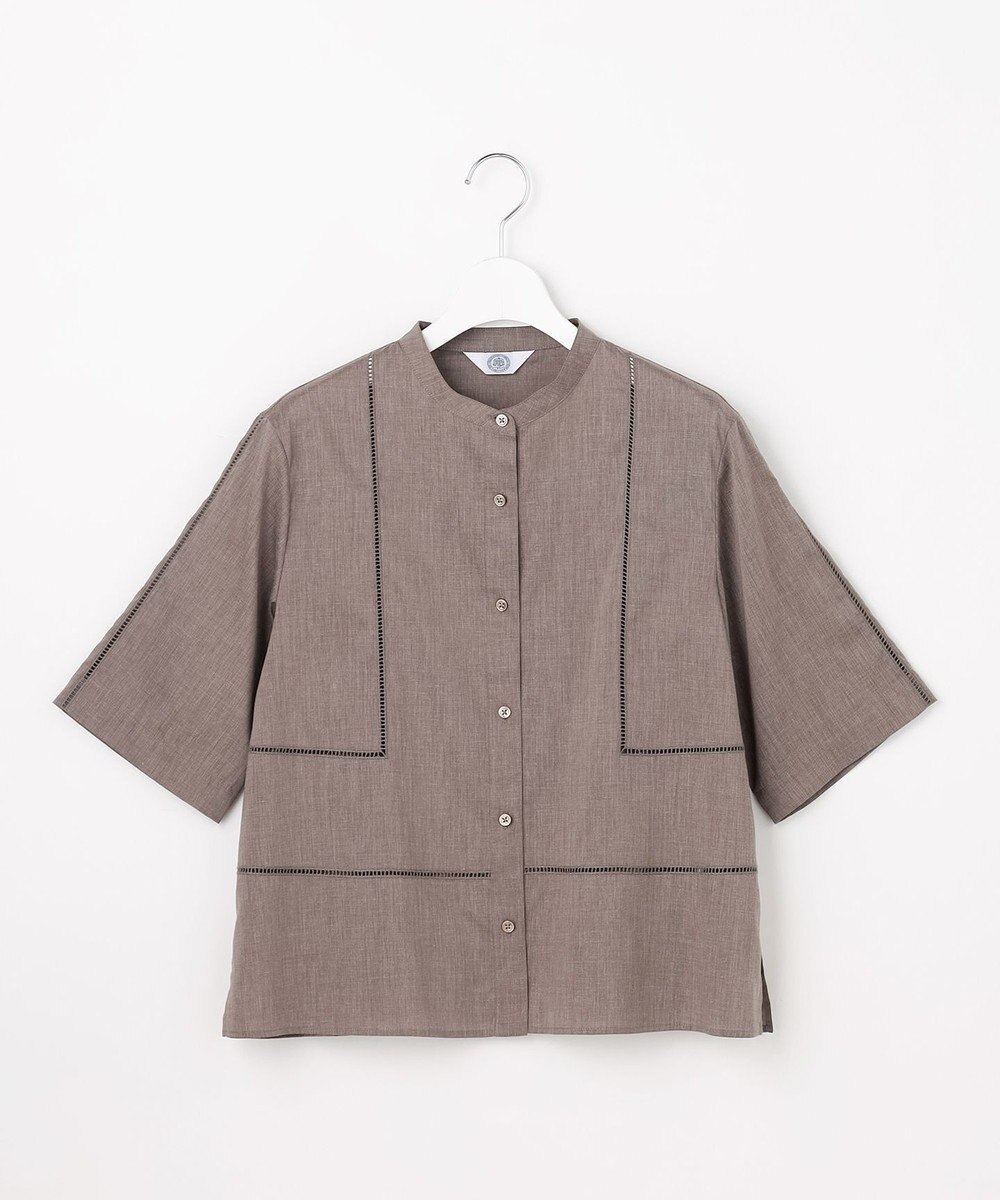 J.PRESS LADIES S 【WEB限定カラーあり・一枚で着映え】ラミー ポプリン ボクシーシャツ 