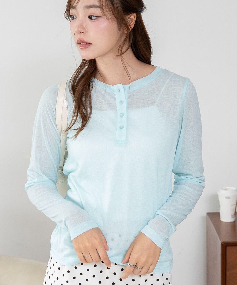 WEGO U.S.POLO ASSN.別注 ヘンリーシアーレイヤードトップス 