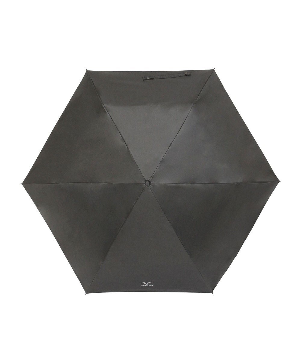 MOONBAT 【WEB限定】MIZUNO  (ミズノ) 無地 ロゴ 日傘 折りたたみ傘 パラソル 晴雨兼用 軽量 一級遮光  遮熱効果 遮光率100% UV遮蔽100% 