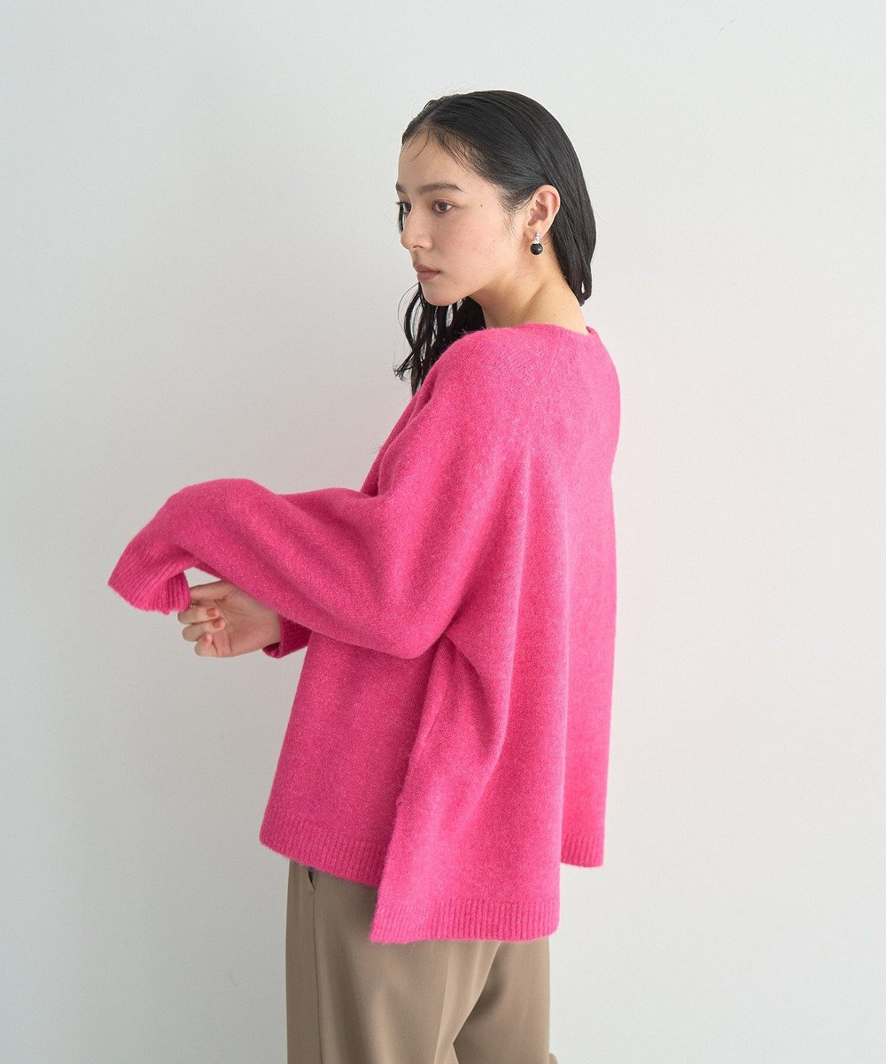 YECCA VECCA Vネックルーズニット 