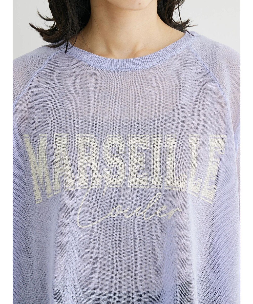 Green Parks シアーロゴニットプルオーバー 