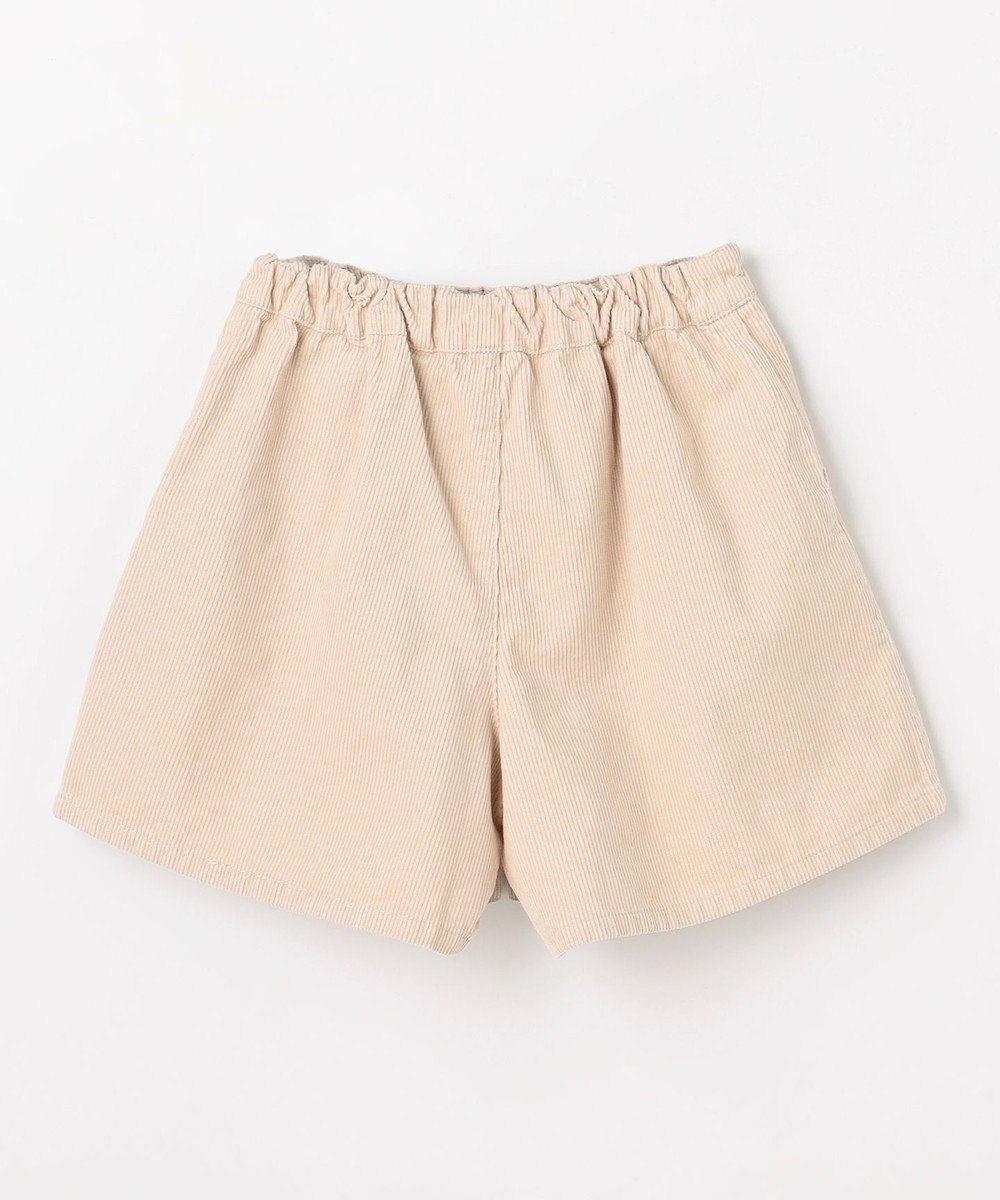 ANY KIDS ネコ刺繍 コーデュロイ ショートパンツ 