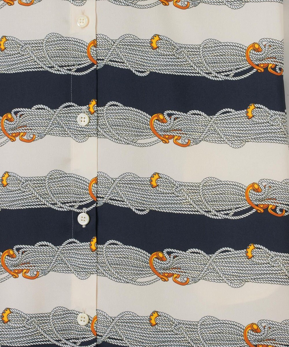 GRACE CONTINENTAL ロープボーダーワンピース 