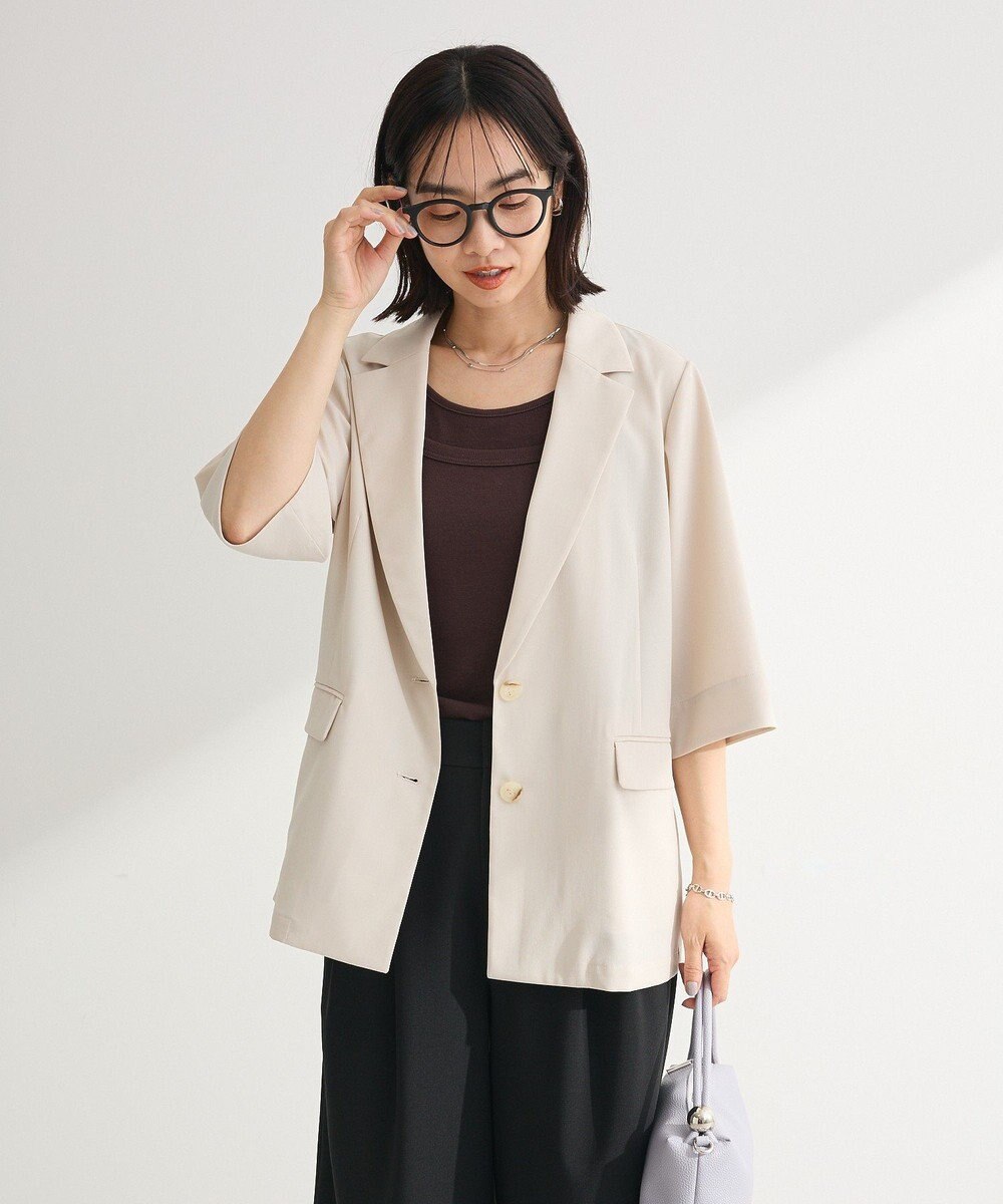 Green Parks シングル半袖ジャケット 