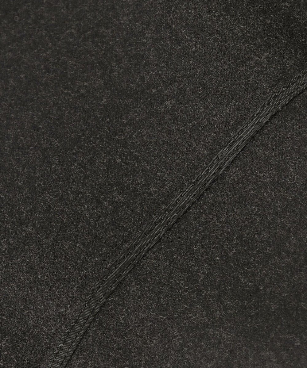 ICB L 【洗える】 ウールミルドサキソニー ロングシャツ 