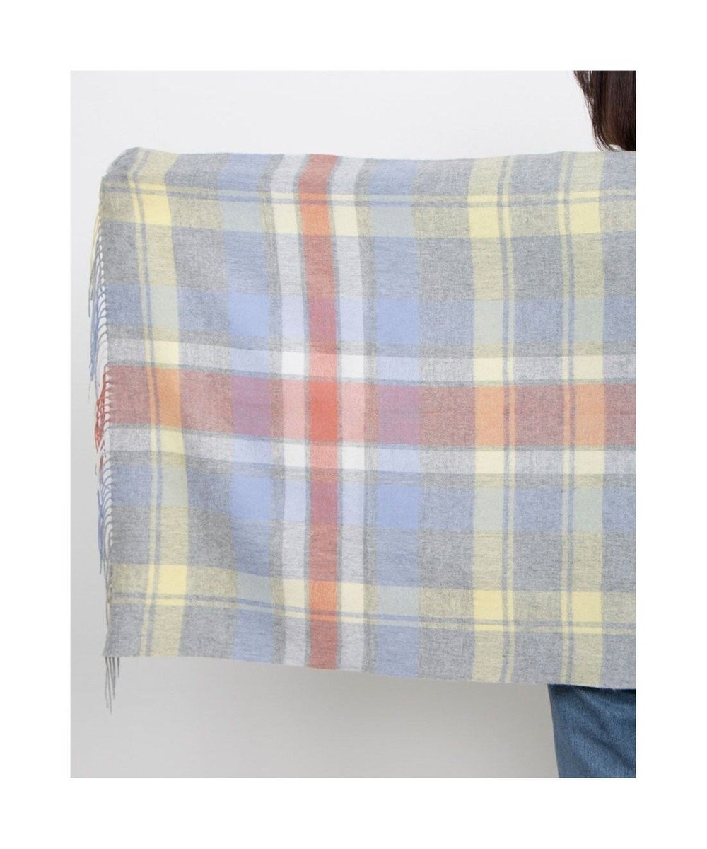 UNBILLION カシュネ cache nez / カシミヤ紡毛チェックストール 