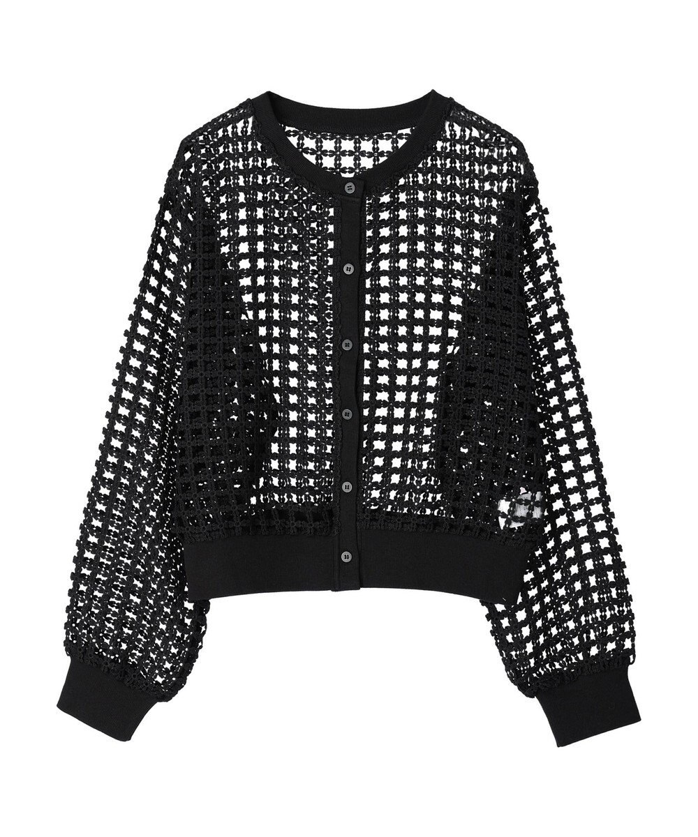 Green Parks ・ＳＵＧＡＲ　ＳＰＯＯＮ　ハナレースカーディガン 