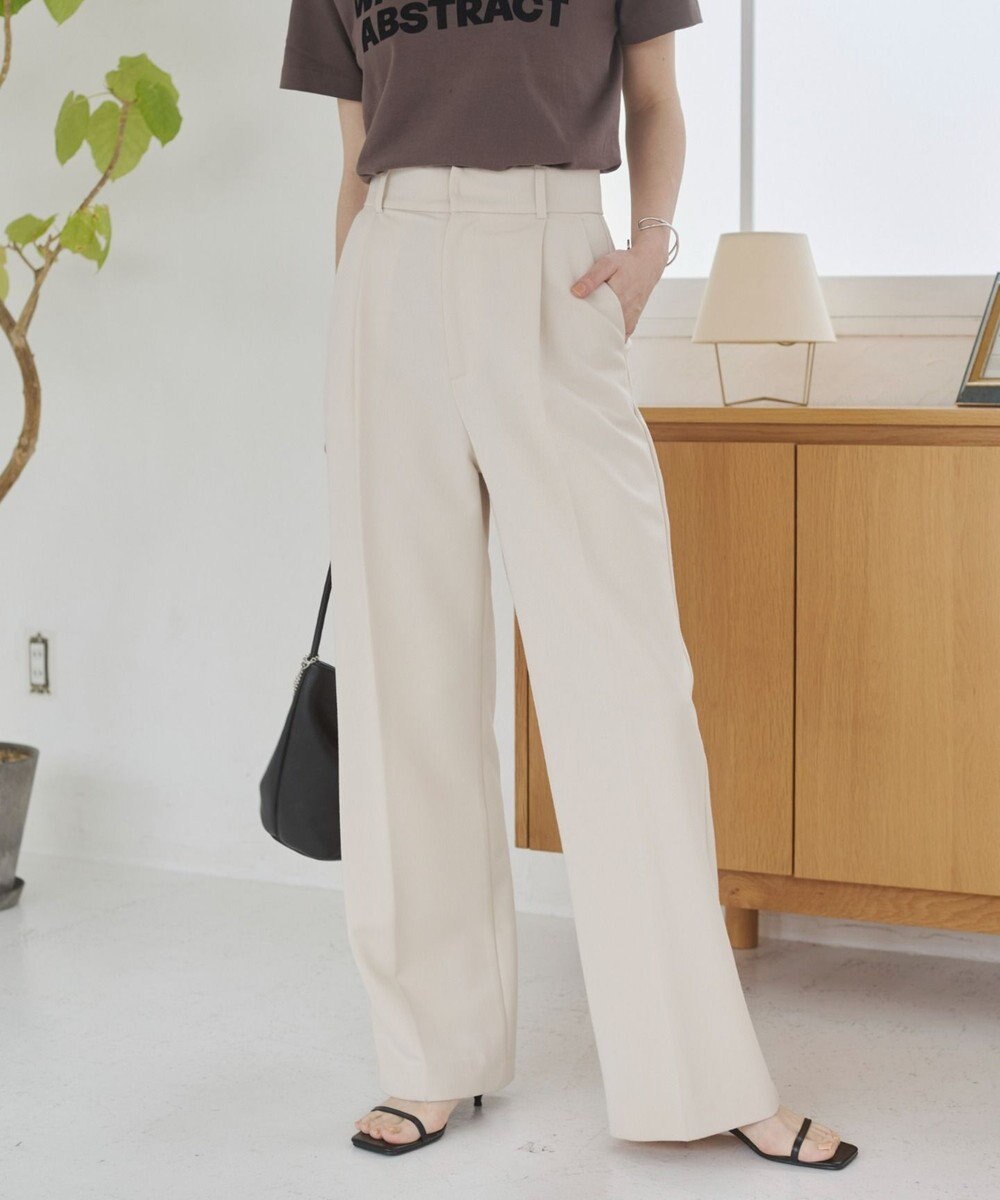 WEGO 【ANGIE VINTAGE/SMLサイズ展開】タックストレートスラックス 