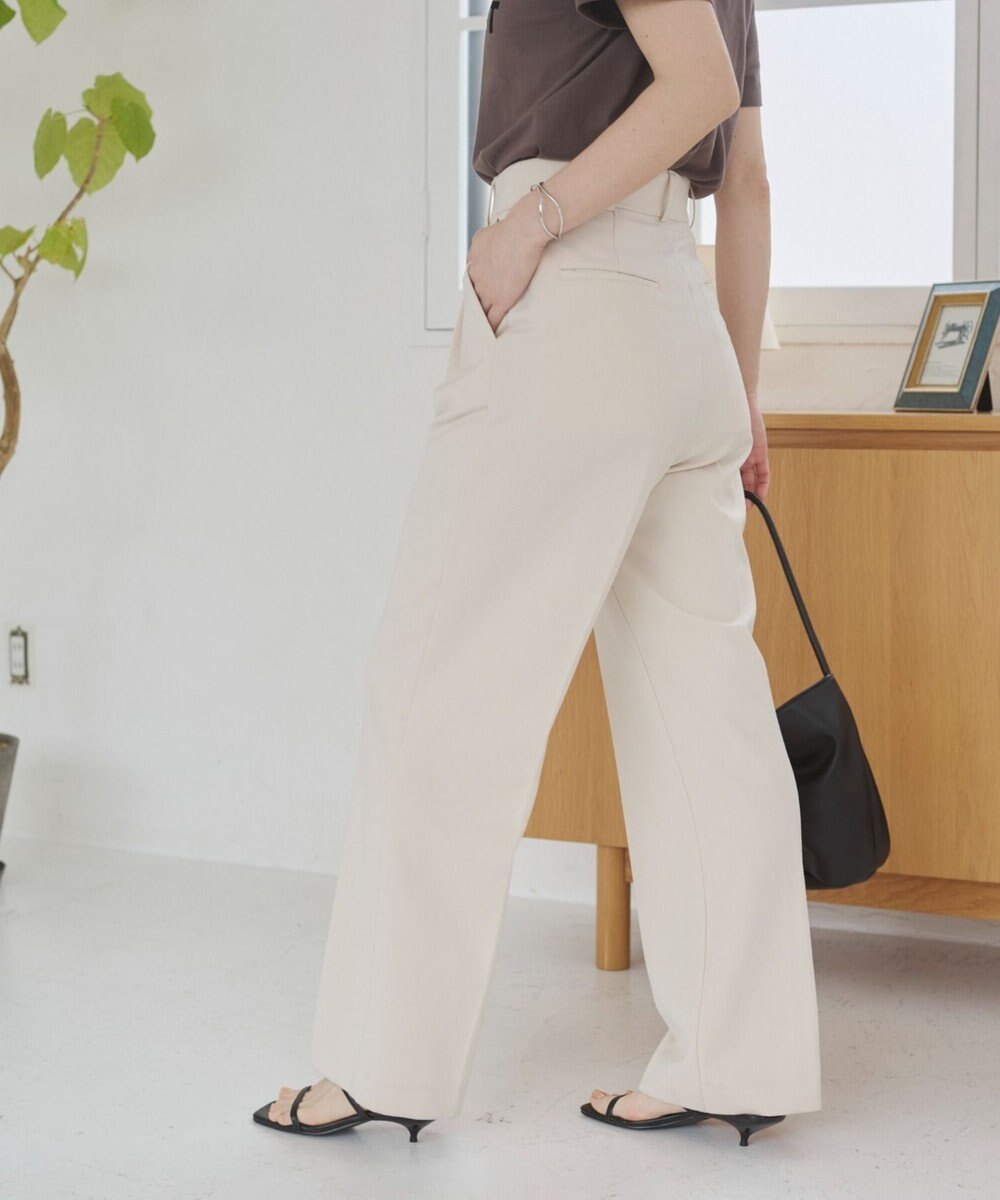 WEGO 【ANGIE VINTAGE/SMLサイズ展開】タックストレートスラックス 