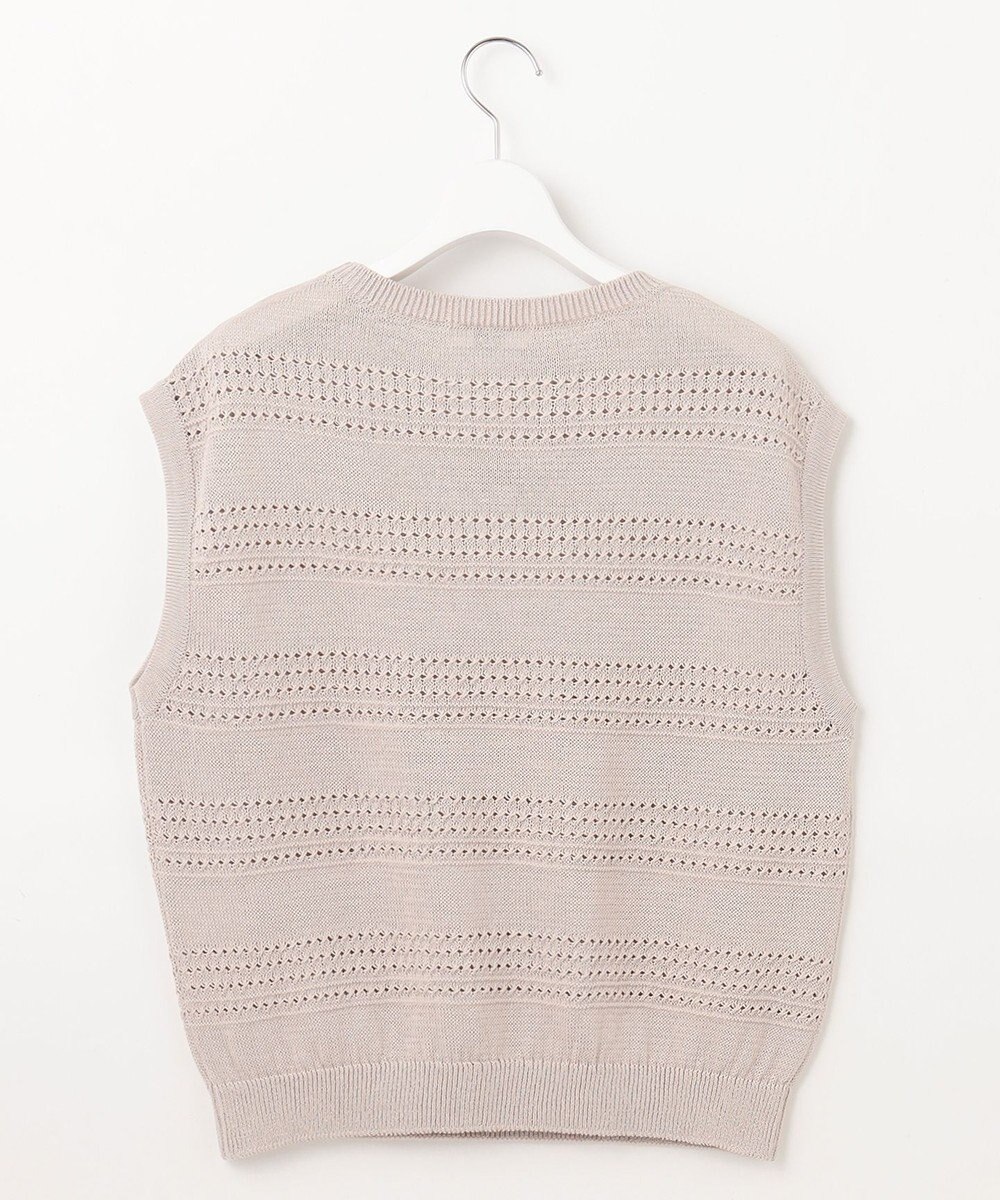 J.PRESS LADIES L 【洗える】PATTERN ニット ベスト 