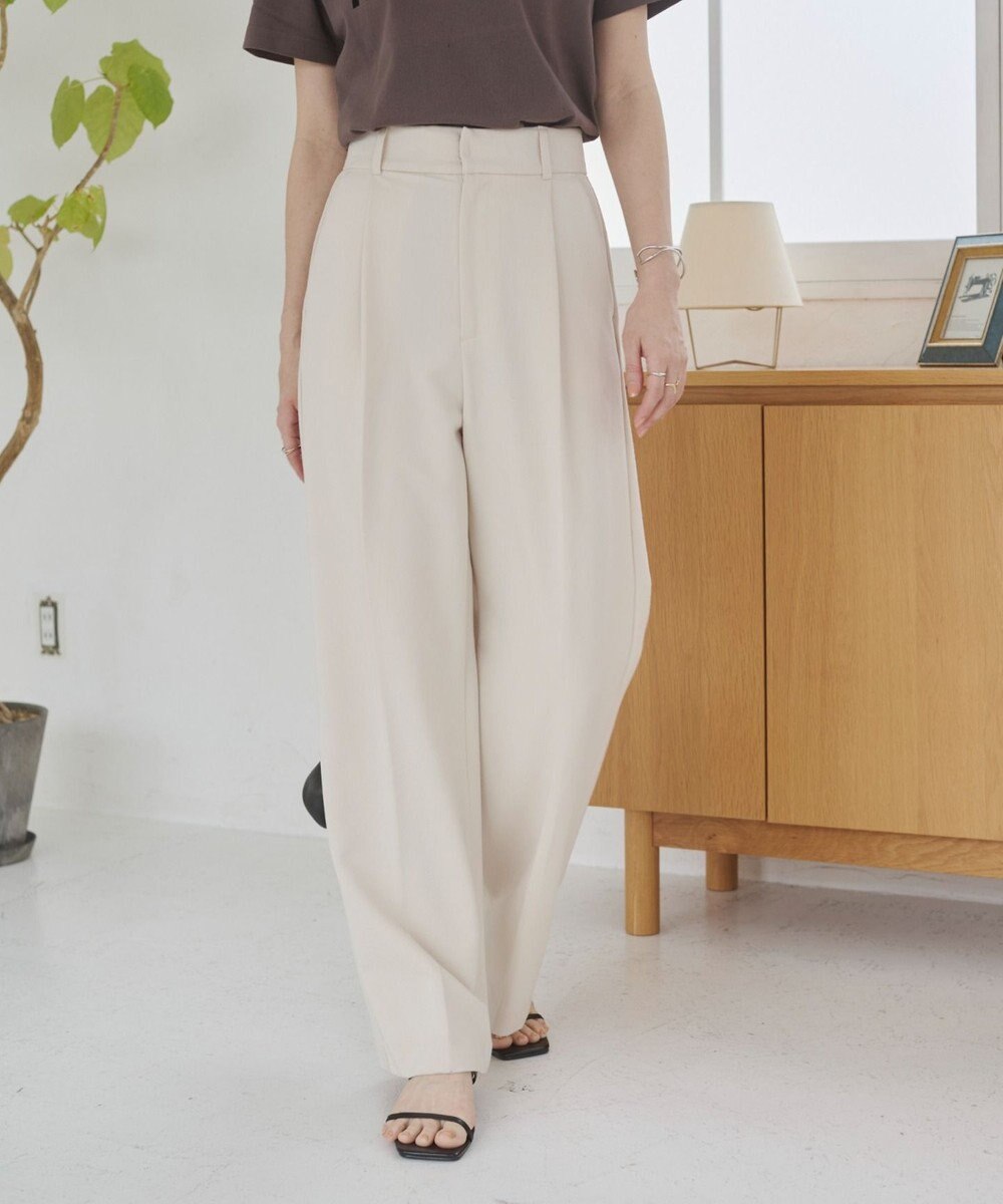 WEGO 【ANGIE VINTAGE/SMLサイズ展開】タックストレートスラックス 