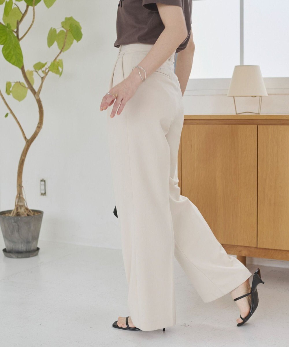 WEGO 【ANGIE VINTAGE/SMLサイズ展開】タックストレートスラックス 