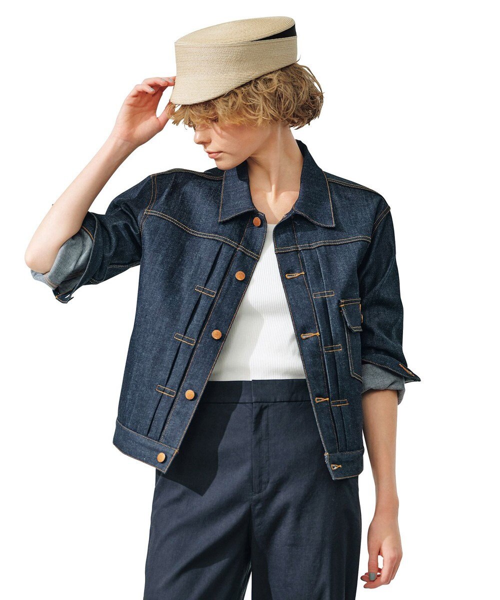 中村アンさん着用 23区denimストレッチデニム ジャケット 番号2d33 23区 L ファッション通販 公式通販 オンワード クローゼット