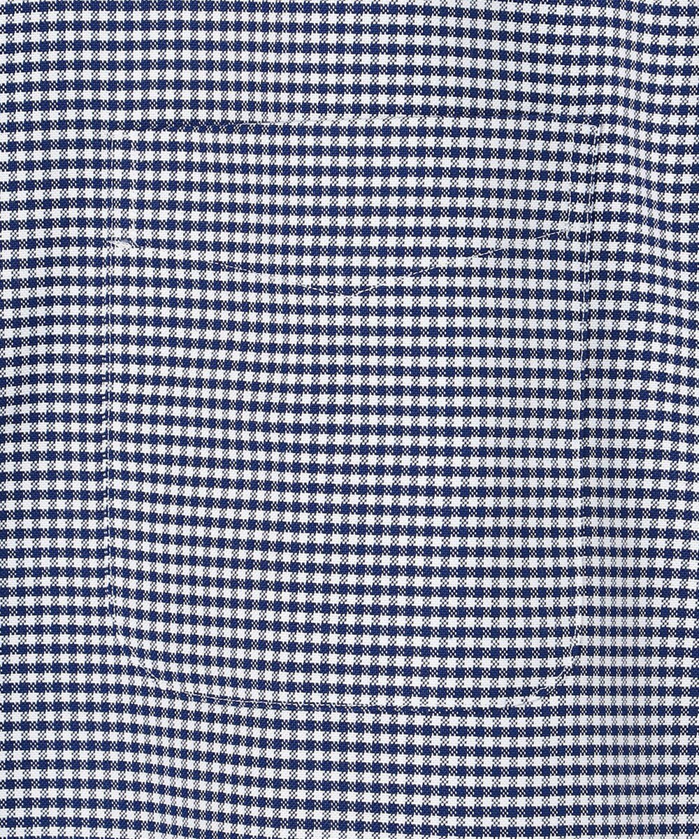 J.PRESS MEN 【PREMIUM PLEATS / 形態安定】ギンガムチェック 半袖シャツ / B.D. 