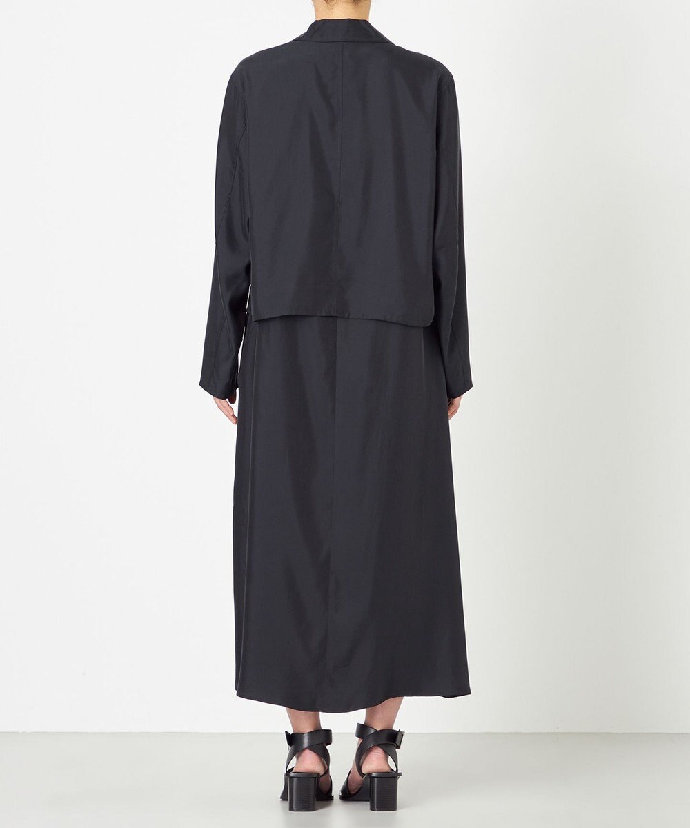 NAVE 【ReNAVE・セットアップ可/洗える/UVケア/接触冷感】フィブリルシャンブレー オープンカラーシャツ 