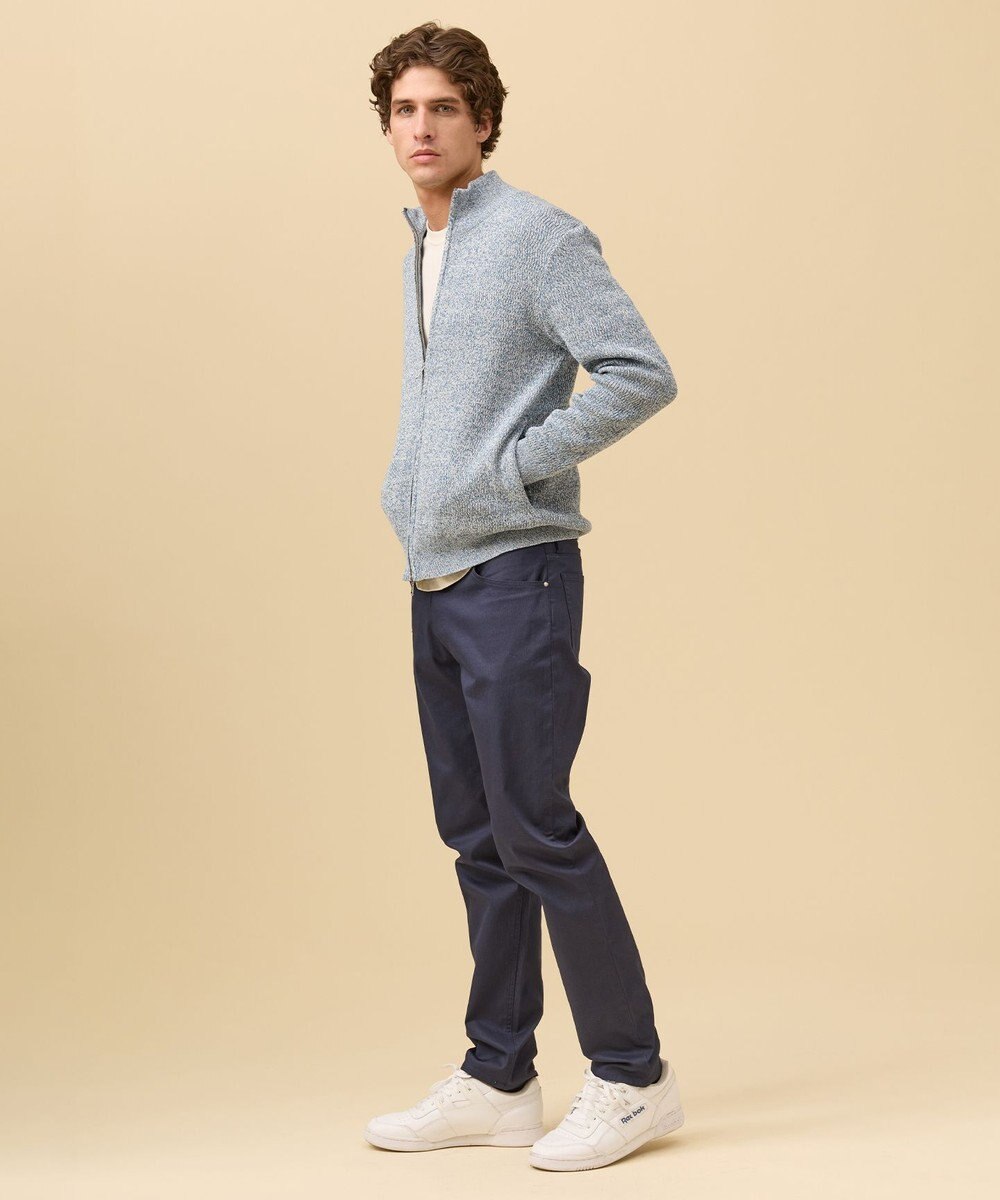 J.PRESS MEN ギマコットンフルジップ カーディガン 