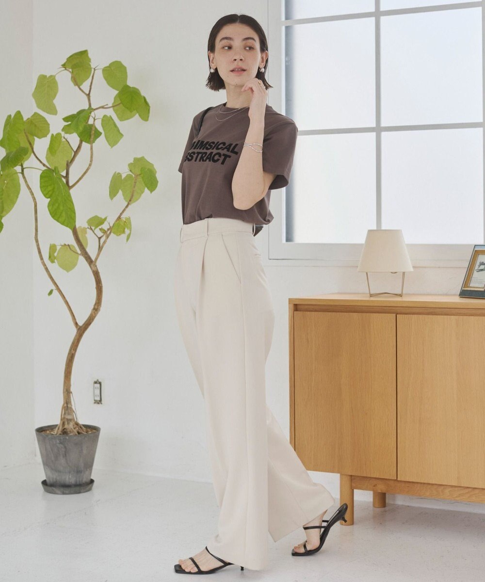 WEGO 【ANGIE VINTAGE/SMLサイズ展開】タックストレートスラックス 