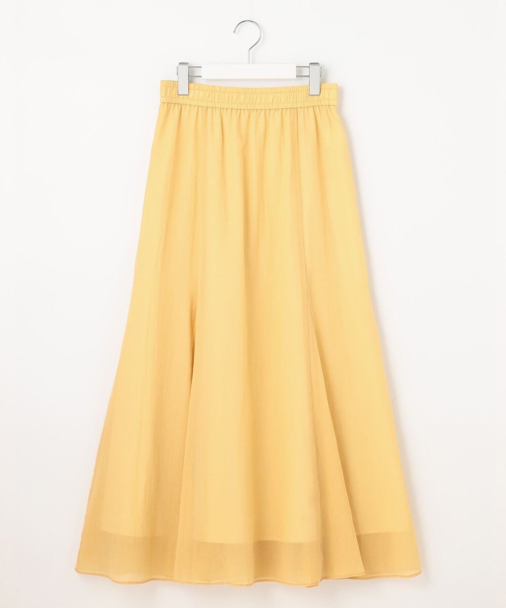 UNFILO 【イージーケア】コットンシフォンスカート 