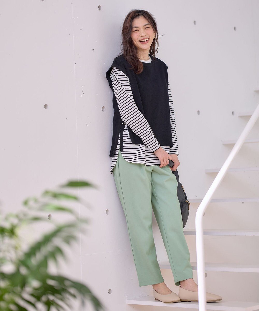 ANY L スプリングニットベスト 