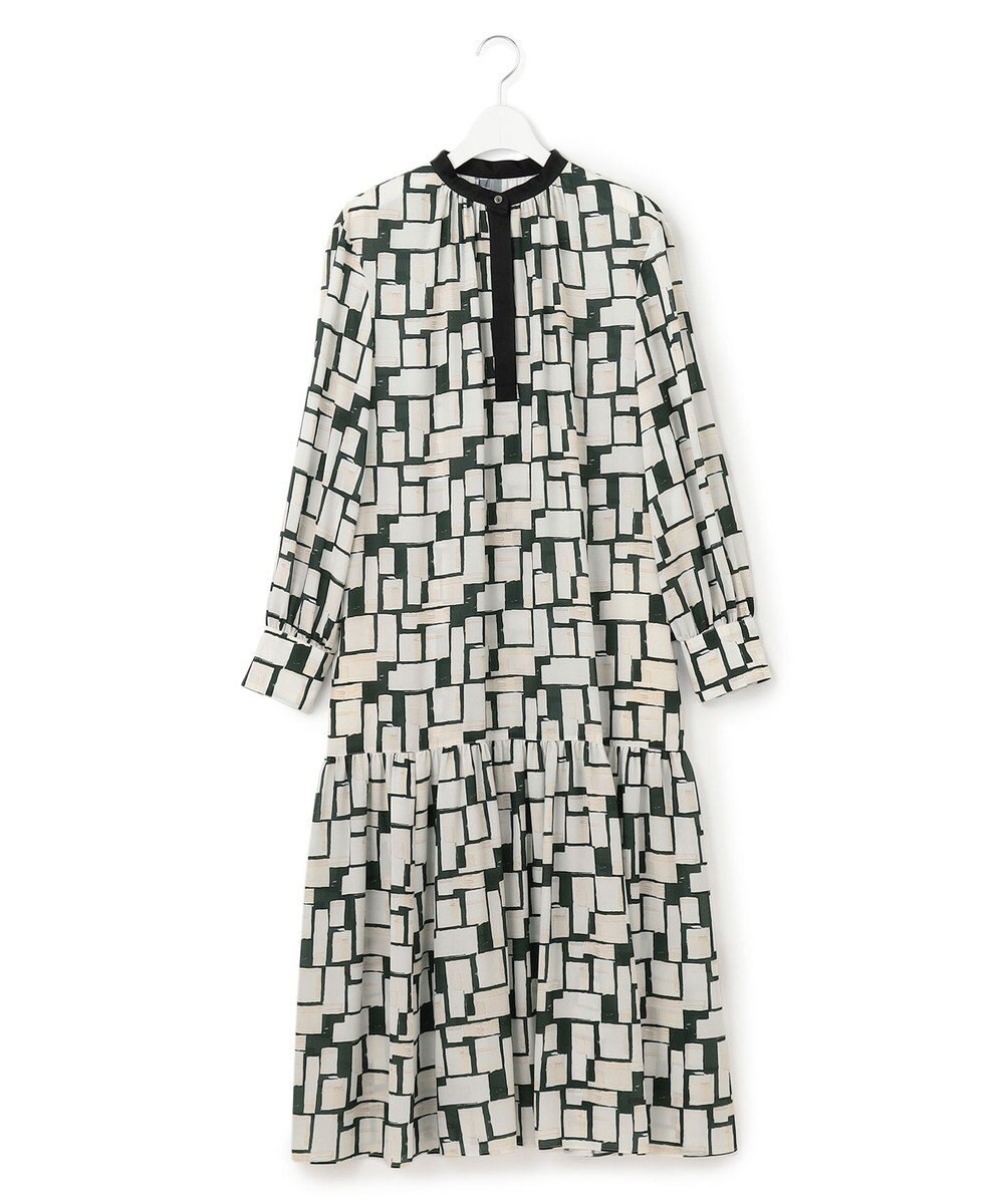 23区 S 【洗える】ARGENTI コラージュプリント ワンピース 