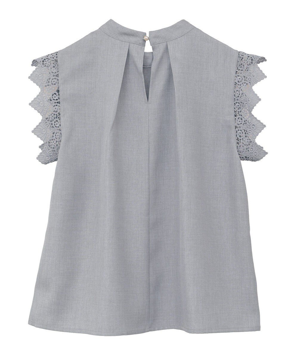 Green Parks ・ＥＬＥＮＣＡＲＥ　ＤＵＥ　リネンライクフリルブラウス 