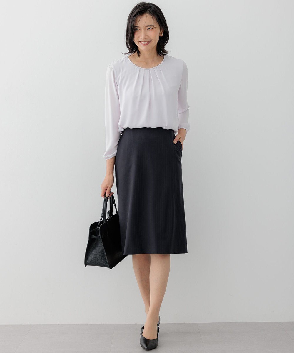 23区 L 【セットアップ対応】ラフィーネウール タイト スカート 
