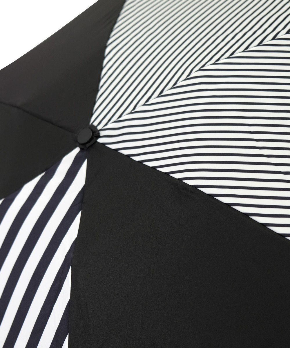 +RING 【UVカット90%以上】【簡単開閉】【数量限定】レディース向け  晴雨兼用折傘 53cm BLK-STP T1250 