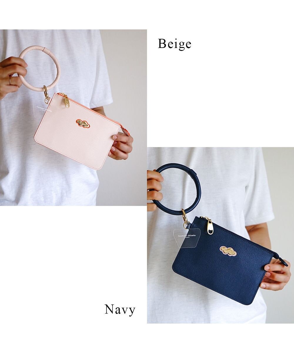 tsumori chisato CARRY くもマーク ポーチ スマホストラップ リングストラップ 