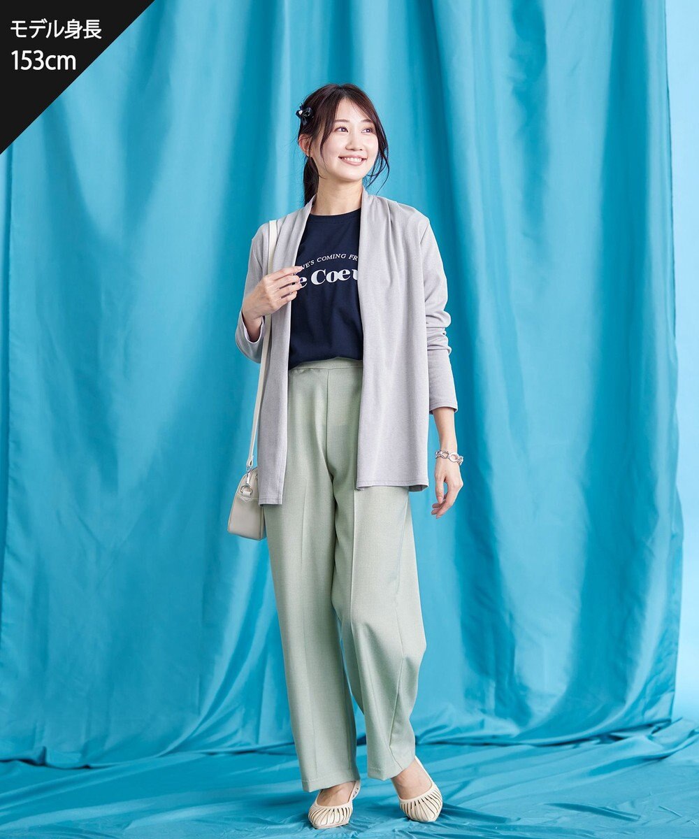 Tiaclasse 【洗える】シンプルロゴプリントTシャツ 