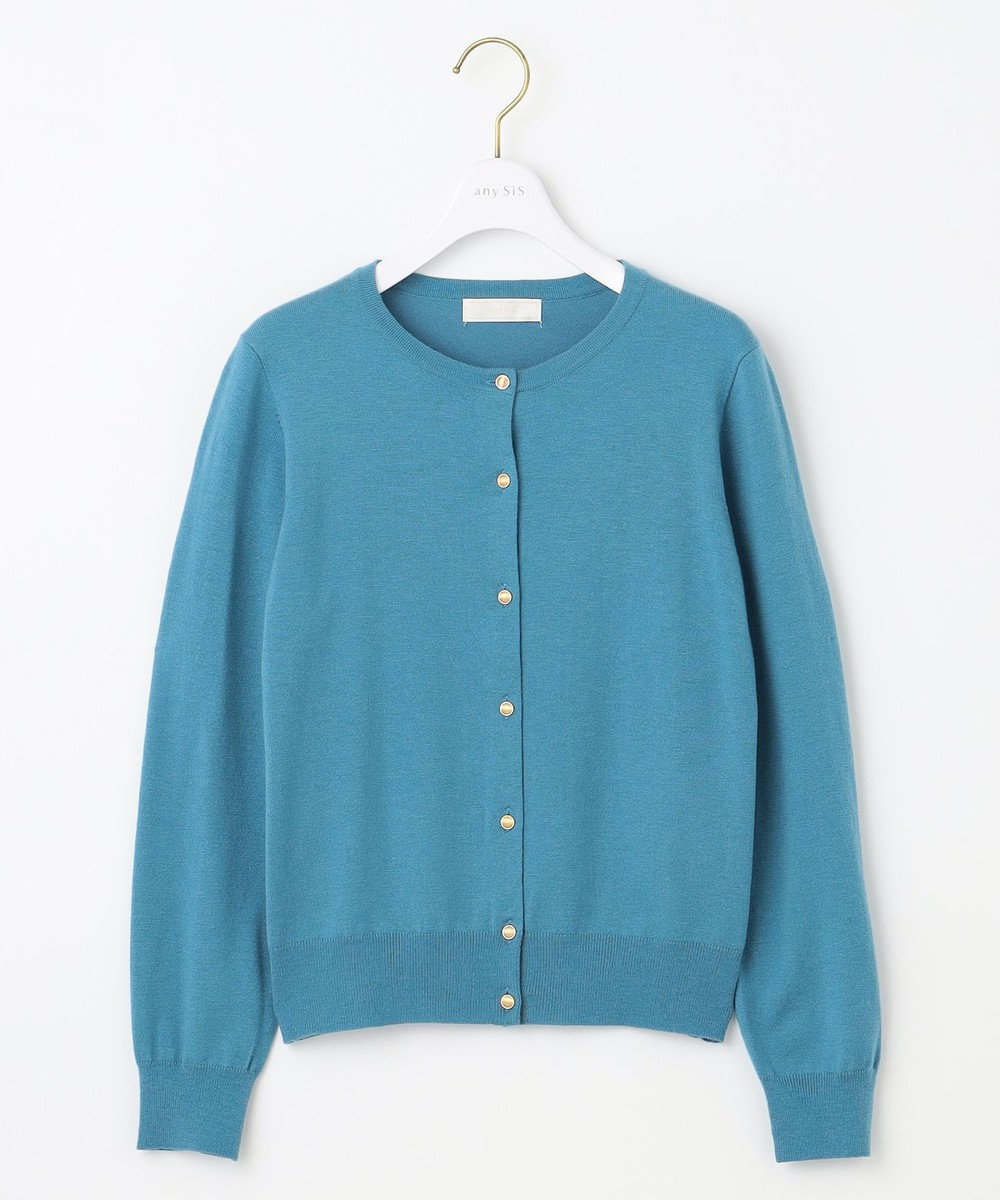 ANY SIS 【ウールブレンドシリーズ】ベーシック カーディガン 