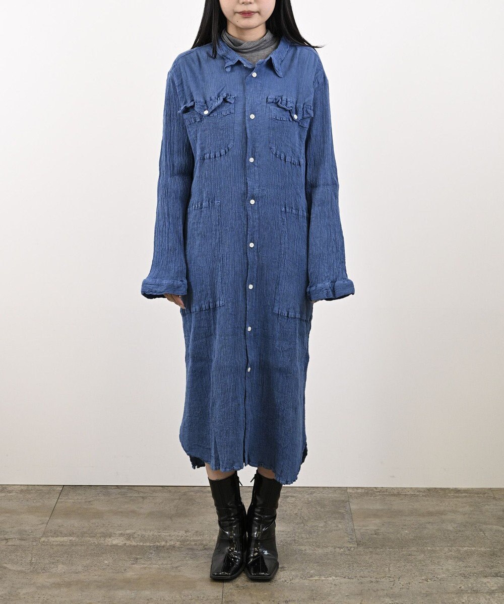 crêprie tsumori chisato creperie INDIGO SHIRT ONEPIECE クレプリ インディゴシャツワンピース 