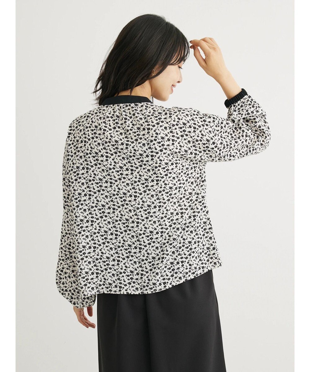 Green Parks ・ＥＬＥＮＣＡＲＥ　ＤＵＥコバナパイピングブラウス 